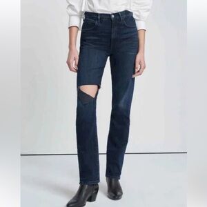 NWT 7 for all mankind easy slim dark wash Blue Jeans size 30